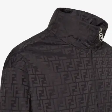 Fendi Padded bomber jacket with high collar and long | Thumbnail 3 Fendi Padded bomber jacket with high collar and long | Thumbnail 3