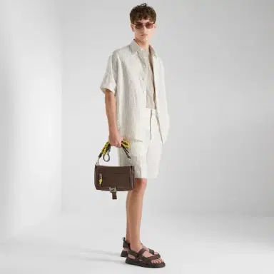 Fendi Bermuda shorts with belt loops at the waist | Thumbnail 4 Fendi Bermuda shorts with belt loops at the waist | Thumbnail 4