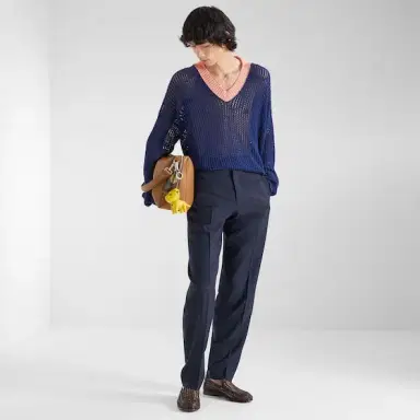 Fendi Tailored trousers with trouser crease and belt loops | Thumbnail 4 Fendi Tailored trousers with trouser crease and belt loops | Thumbnail 4