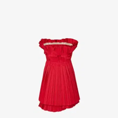 Fendi Short bustier dress with asymmetric double layer hem | Thumbnail 2 Fendi Short bustier dress with asymmetric double layer hem | Thumbnail 2