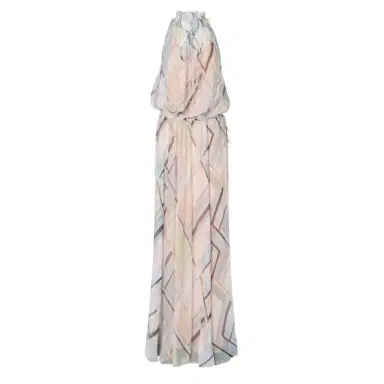 Fendi Sleeveless long dress with halter neck and adjustable | Thumbnail 1 Fendi Sleeveless long dress with halter neck and adjustable | Thumbnail 1