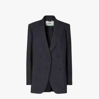 Fendi Slightly elongated double-breasted blazer | Thumbnail 4 Fendi Slightly elongated double-breasted blazer | Thumbnail 4