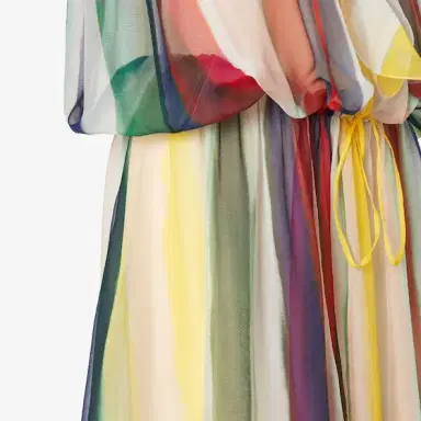 Fendi Long sleeveless dress with adjustable drawstring at | Thumbnail 3 Fendi Long sleeveless dress with adjustable drawstring at | Thumbnail 3