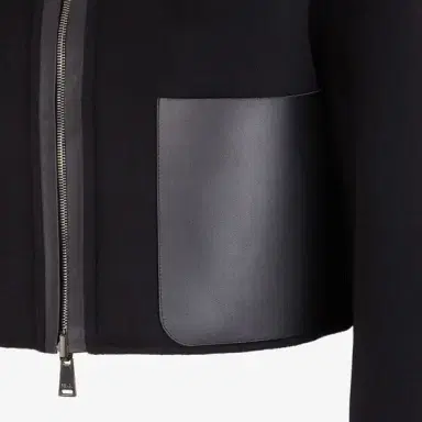 Fendi Reversible cropped, hooded jacket with patch pockets | Thumbnail 3 Fendi Reversible cropped, hooded jacket with patch pockets | Thumbnail 3