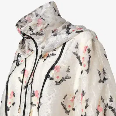 Fendi Parka jacket with high collar and drawstring hood | Thumbnail 3 Fendi Parka jacket with high collar and drawstring hood | Thumbnail 3
