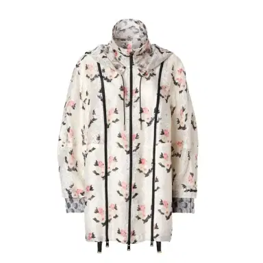 Fendi Parka jacket with high collar and drawstring hood | Thumbnail 1 Fendi Parka jacket with high collar and drawstring hood | Thumbnail 1