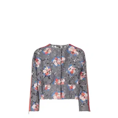 Fendi Short crew-neck jacket with two patch pockets on the front | Thumbnail 1 Fendi Short crew-neck jacket with two patch pockets on the front | Thumbnail 1