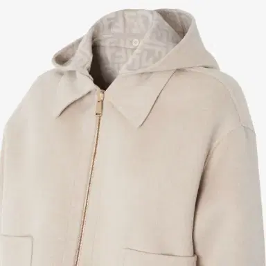 Fendi Reversible short jacket with hood and wide, low-set sleeves | Thumbnail 3 Fendi Reversible short jacket with hood and wide, low-set sleeves | Thumbnail 3