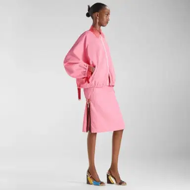 Fendi Bomber-inspired jacket with shirt collar and raglan sleeves | Thumbnail 4 Fendi Bomber-inspired jacket with shirt collar and raglan sleeves | Thumbnail 4