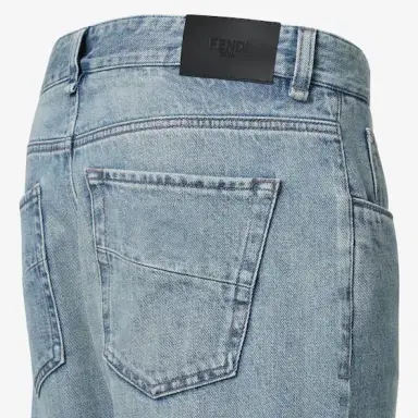 Fendi Slim-fit, straight-cut five-pocket trousers | Thumbnail 3 Fendi Slim-fit, straight-cut five-pocket trousers | Thumbnail 3