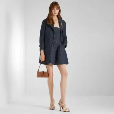 Fendi Straight-cut double-breasted midi jacket | Thumbnail 5 Fendi Straight-cut double-breasted midi jacket | Thumbnail 5