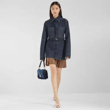 Fendi Single-breasted Go-To Jacket with shirt collar and low-cut | Thumbnail 5 Fendi Single-breasted Go-To Jacket with shirt collar and low-cut | Thumbnail 5