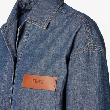 Fendi Short single-breasted jacket with patch pockets on the chest | Thumbnail 3 Fendi Short single-breasted jacket with patch pockets on the chest | Thumbnail 3