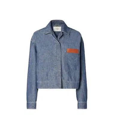 Fendi Short single-breasted jacket with patch pockets on the chest | Thumbnail 1 Fendi Short single-breasted jacket with patch pockets on the chest | Thumbnail 1