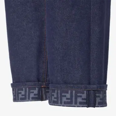Fendi High-waisted five-pocket trousers with a wide, straight leg | Thumbnail 3 Fendi High-waisted five-pocket trousers with a wide, straight leg | Thumbnail 3
