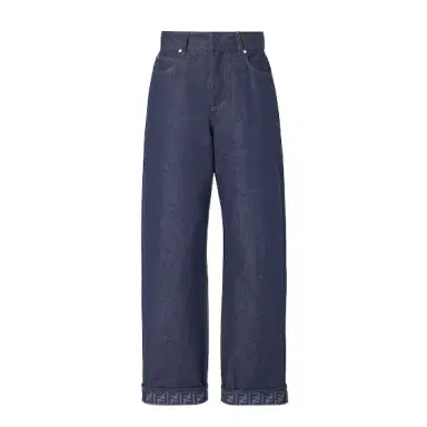 Fendi High-waisted five-pocket trousers with a wide, straight leg | Thumbnail 1 Fendi High-waisted five-pocket trousers with a wide, straight leg | Thumbnail 1