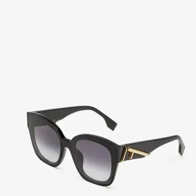 Fendi Square First eyeglasses in black acetate | Thumbnail 2 Fendi Square First eyeglasses in black acetate | Thumbnail 2