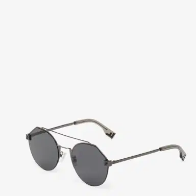 Fendi Round, ultra-light sunglasses made of metal with a dark | Thumbnail 2 Fendi Round, ultra-light sunglasses made of metal with a dark | Thumbnail 2