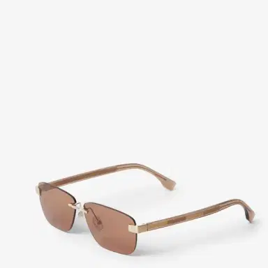 Fendi Rectangular rimless sunglasses, distinguished by hinges | Thumbnail 2 Fendi Rectangular rimless sunglasses, distinguished by hinges | Thumbnail 2