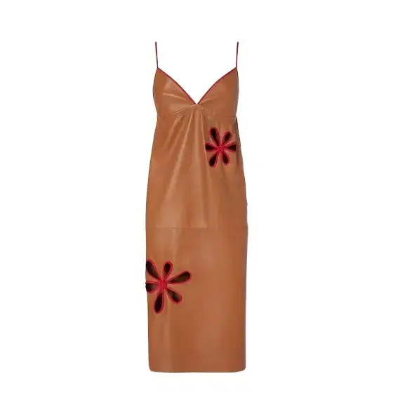 V-neck slip dress with thin shoulder straps V-neck slip dress with thin shoulder straps