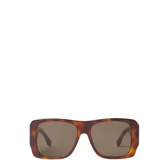Large, square Forever glasses in Havana acetate Large, square Forever glasses in Havana acetate