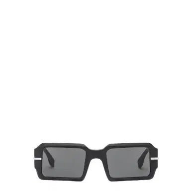 Fendi Rectangular sunglasses in black acetate | Thumbnail 1 Fendi Rectangular sunglasses in black acetate | Thumbnail 1
