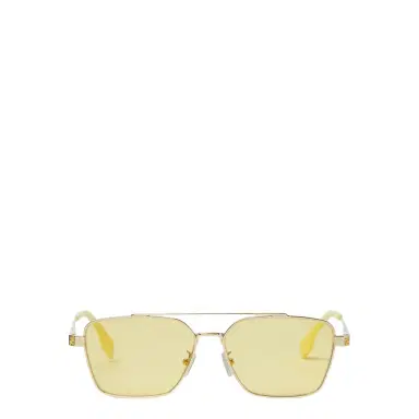 Fendi Ultra-lightweight, square pilot sunglasses made of metal | Thumbnail 1 Fendi Ultra-lightweight, square pilot sunglasses made of metal | Thumbnail 1