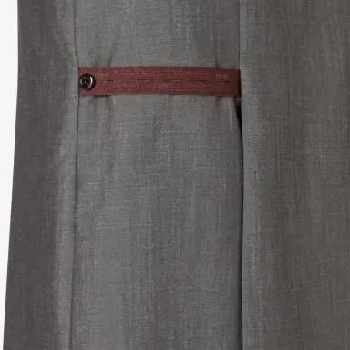 Fendi Straight-cut midi skirt with symmetrical slits at the front | Thumbnail 3 Fendi Straight-cut midi skirt with symmetrical slits at the front | Thumbnail 3