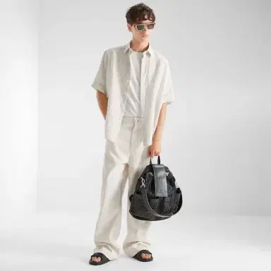 Fendi Shirt with Italian-style collar and short sleeves | Thumbnail 5 Fendi Shirt with Italian-style collar and short sleeves | Thumbnail 5