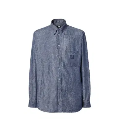Fendi Comfort fit shirt with button-down collar and long sleeves | Thumbnail 1 Fendi Comfort fit shirt with button-down collar and long sleeves | Thumbnail 1
