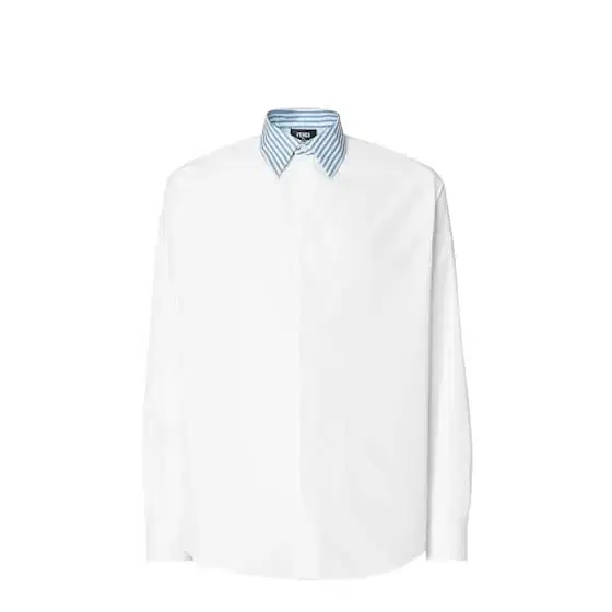 Shirt with button-down collar and long sleeves Shirt with button-down collar and long sleeves