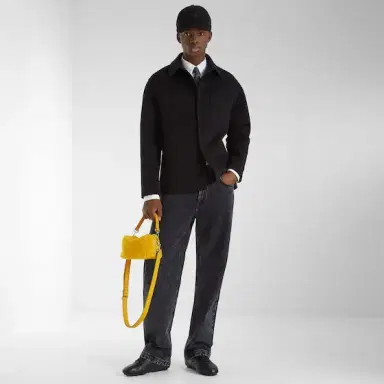 Fendi Single-breasted blouson with shirt collar and long sleeves | Thumbnail 4 Fendi Single-breasted blouson with shirt collar and long sleeves | Thumbnail 4