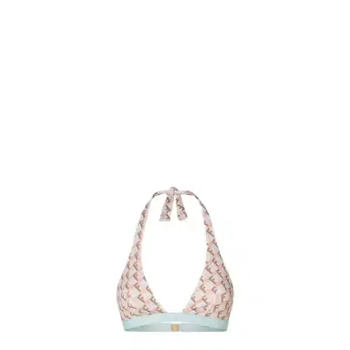 Fendi Triangle bikini top with self-ties behind the neck and hook | Thumbnail 1 Fendi Triangle bikini top with self-ties behind the neck and hook | Thumbnail 1