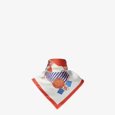 Fendi Square silk foulard | Thumbnail 3 Fendi Square silk foulard | Thumbnail 3