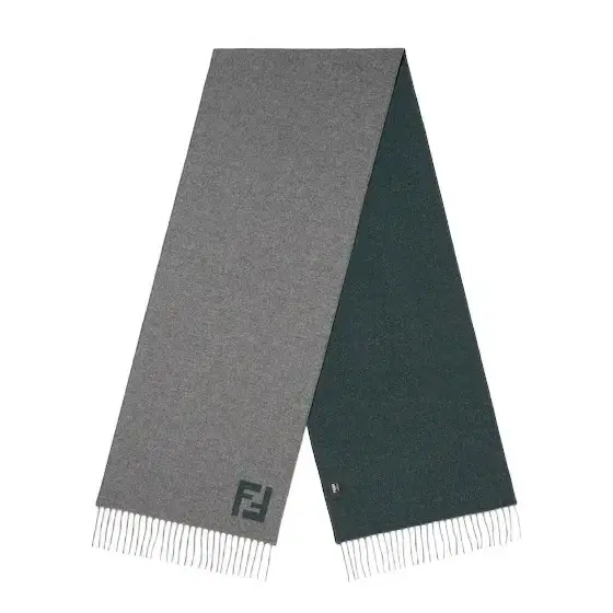 Rectangular scarf with fringed motif on the short sides Rectangular scarf with fringed motif on the short sides