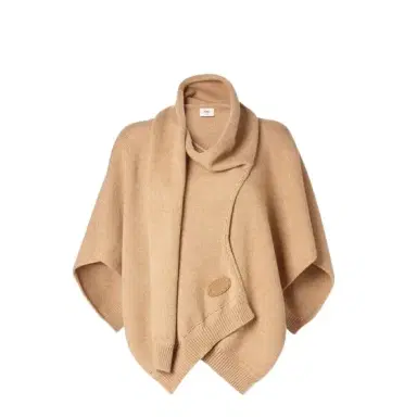 Fendi Short enveloping poncho with scarf detail | Thumbnail 1 Fendi Short enveloping poncho with scarf detail | Thumbnail 1