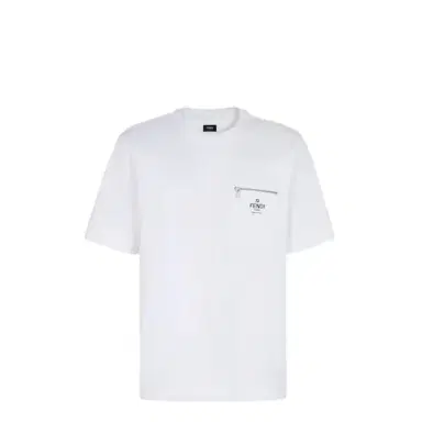 Fendi Short-sleeved, crew-neck, oversized T-shirt | Thumbnail 1 Fendi Short-sleeved, crew-neck, oversized T-shirt | Thumbnail 1