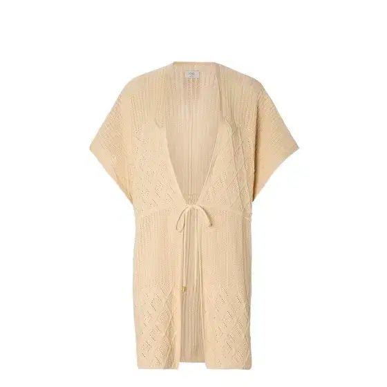 Large poncho featuring an adjustable drawstring at Large poncho featuring an adjustable drawstring at