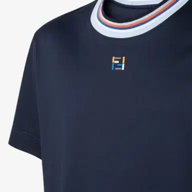 Fendi Regular-fit, short-sleeved crew-neck T-shirt | Thumbnail 3 Fendi Regular-fit, short-sleeved crew-neck T-shirt | Thumbnail 3