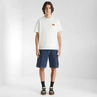 Fendi Regular-fit, short-sleeved crew-neck T-shirt | Thumbnail 4 Fendi Regular-fit, short-sleeved crew-neck T-shirt | Thumbnail 4