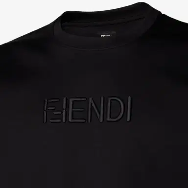 Fendi Slim-fit short-sleeved crew-neck T-shirt | Thumbnail 3 Fendi Slim-fit short-sleeved crew-neck T-shirt | Thumbnail 3