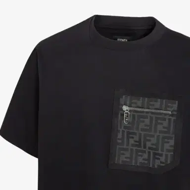 Fendi Skater-style T-shirt with zip pocket on the chest | Thumbnail 3 Fendi Skater-style T-shirt with zip pocket on the chest | Thumbnail 3