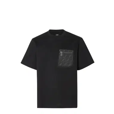 Fendi Skater-style T-shirt with zip pocket on the chest | Thumbnail 1 Fendi Skater-style T-shirt with zip pocket on the chest | Thumbnail 1