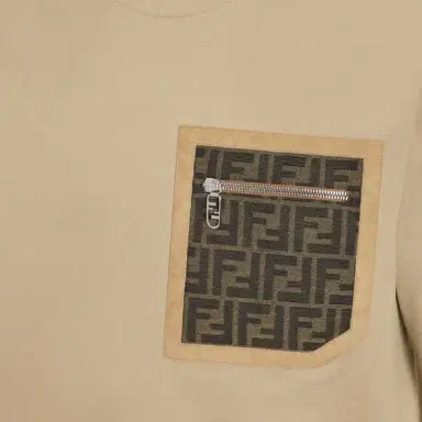 Fendi Skater-style T-shirt with zip pocket on the chest | Thumbnail 3 Fendi Skater-style T-shirt with zip pocket on the chest | Thumbnail 3