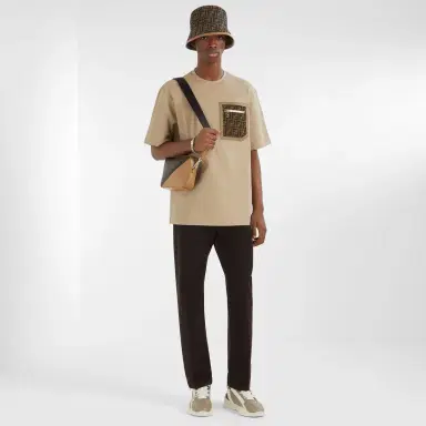 Fendi Skater-style T-shirt with zip pocket on the chest | Thumbnail 4 Fendi Skater-style T-shirt with zip pocket on the chest | Thumbnail 4