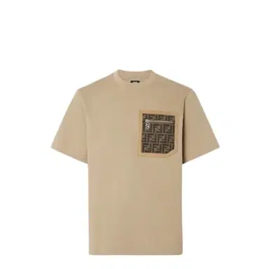 Fendi Skater-style T-shirt with zip pocket on the chest | Thumbnail 1 Fendi Skater-style T-shirt with zip pocket on the chest | Thumbnail 1