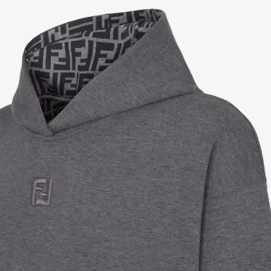 Fendi Long-sleeved sweatshirt with drawstring hood | Thumbnail 3 Fendi Long-sleeved sweatshirt with drawstring hood | Thumbnail 3