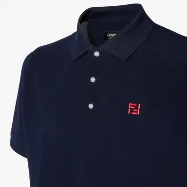 Fendi Short-sleeved polo shirt featuring a classic collar | Thumbnail 3 Fendi Short-sleeved polo shirt featuring a classic collar | Thumbnail 3