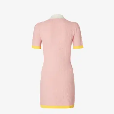 Fendi Close-fitting short dress with classic buttoned polo collar | Thumbnail 2 Fendi Close-fitting short dress with classic buttoned polo collar | Thumbnail 2