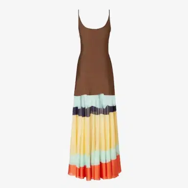Fendi Sleeveless long dress with thin shoulder straps | Thumbnail 2 Fendi Sleeveless long dress with thin shoulder straps | Thumbnail 2